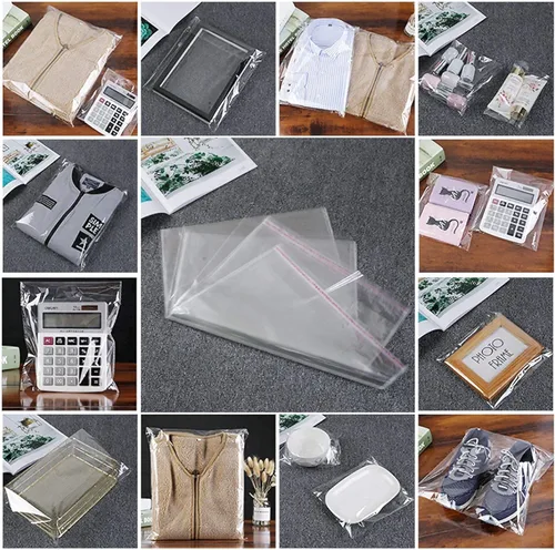 Miniatura 7 de Bolsas resellables autosellantes de 12 x 18 pulgadas, 200 bolsas de celofán adhesivas transparentes para ropa, ropa, camisetas, pantalones