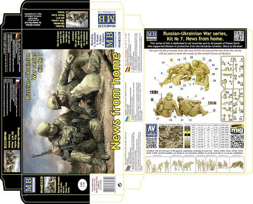 Miniatura 2 de Master Box 35230-1/35 - Noticias del kit de casa № 7. kit de modelo de plástico