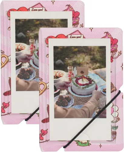 Miniatura 9 de Mini álbum de fotos Polaroid pequeño de 2x3 para película de cámara de 3 pulgadas Fujifilm Instax Mini 12 11 9 99 8 7+ 40 EVO, HP Sprocket, tarjetas
