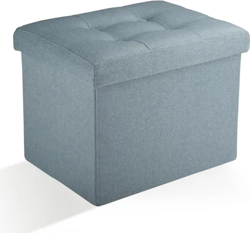 Otomana de Almacenamiento Otomana Reposapiés Taburete Banco Plegable con Almacenamiento Dormitorio de Estudiantes Dormitorio y Entrada 17 X 13 X 13