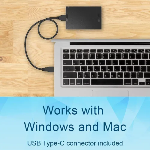 Miniatura 4 de BUFFALO SSD externo de 500GB - Compatible con PS4 / PS5 / Windows/Mac - USB-C - USB-A - USB 3.2 - Unidad de estado sólido externa - SSD-PG500U3B