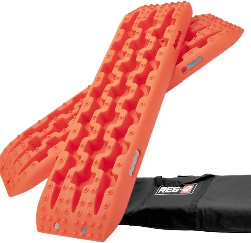 Miniatura 7 de RES-Q Tablas de recuperación de 42 pulgadas, color negro, se venden en pares, máxima tracción, patrón agresivo de banda de rodadura y tacos