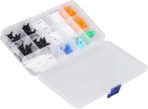 Miniatura 5 de Kit de modelo molecular de química, color vibrante fácil de desmontar Modelo de estructura molecular PP educativo interesante para la clase