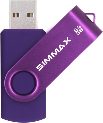 Miniatura 12 de SIMMAX Memory Stick 32GB USB 2.0 Unidades Flash Thumb Drive Pen Drive (32GB Morado)