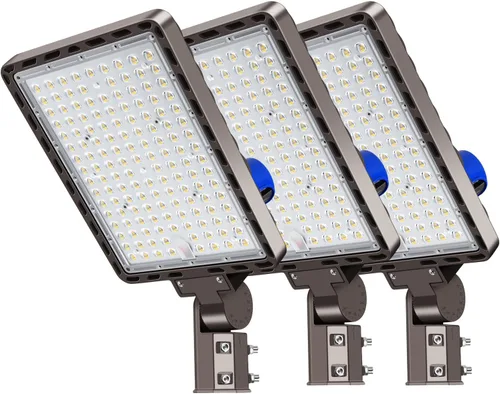 Miniatura 17 de 240 W LED estacionamiento luz muñón montaje atardecer a amanecer 5000K LED estacionamiento luces al aire libre área comercial seguridad IP65