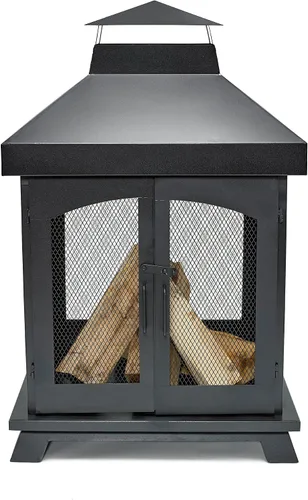 Miniatura 2 de Endless Summer Chimenea al aire libre de acero de leña de 45