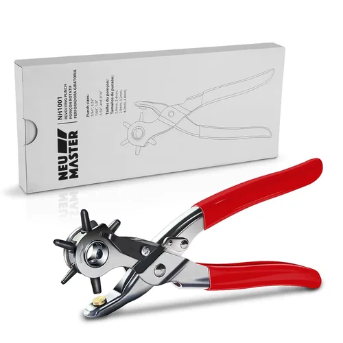 Miniatura 5 de Perforadora, NEU MASTER Perforadora de Cuero de Servicio Pesado para Cinturones, Correas de Reloj, Correas, Collares de Perro, Monturas, Zapatos