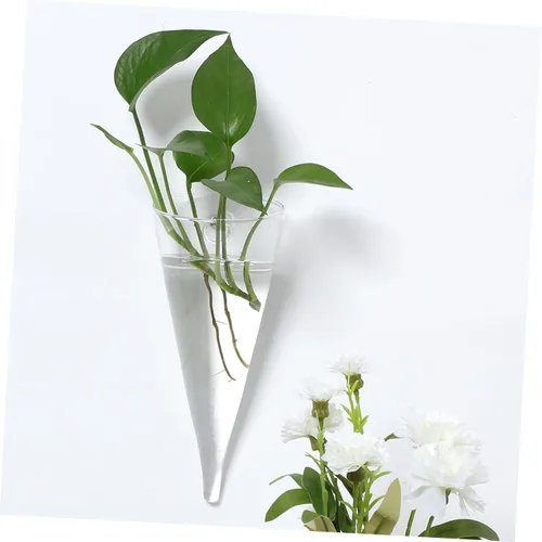Miniatura 6 de Cabilock Pared para plantas de interior: Vidrio de terrario para colgar en la pared para arreglos florales Plantas Titulares Flores Florero