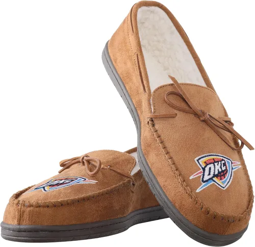 Miniatura 8 de FOCO Pantuflas tipo mocasín con logotipo del equipo de la NBA para hombre