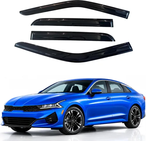 Miniatura 17 de Visor para ventana IG para Hyundai Venue 2020-2023, protector contra la lluvia, adhesivo extra duradero, deflector de viento para lado
