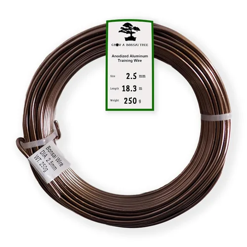 Miniatura 8 de Alambre de aluminio anodizado de 1.0mm para entrenamiento de bonsái de 250g, rollo grande (114 metros) - Elija su tamaño y color (1.0mm, Negro)