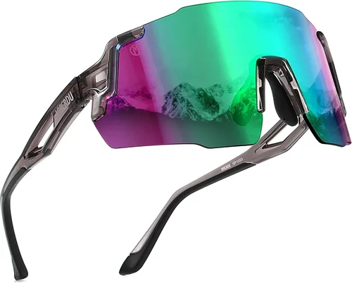 Gafas de ciclismo para hombres y mujeres, protección UV400, marco TR90, gafas de sol deportivas para correr, conducir, bicicleta, MTB Marco