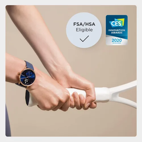 Miniatura 3 de Withings ScanWatch - Reloj inteligente híbrido y rastreador de actividad con GPS conectado monitor de frecuencia cardíaca monitor de sueño