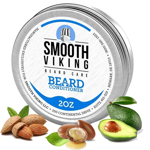 Acondicionador de barba para hombre – Fomenta el crecimiento – Todos Natural Acondicionador de cera que suaviza y Alivia Picor Abeja, fabricado con