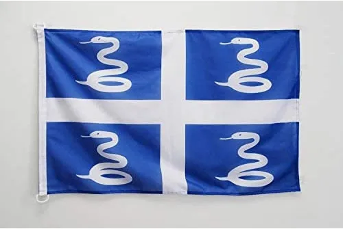 Miniatura 116 de Bandera Náutica Venezuela 18'' x 12'' - Banderas Venezolanas 11.8 x 17.7 in - Banner 12x18 in para barco - AZ FLAG