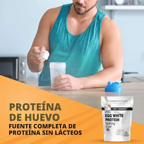 Miniatura 5 de It's Just! - Polvo de proteína de clara de huevo, fabricado en Estados Unidos a partir de huevos sin jaula, claras de huevo secas