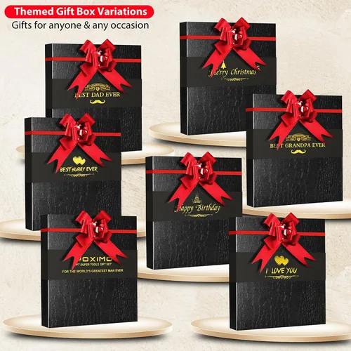 Miniatura 3 de Juego de regalo multiherramienta para hombres, para papá, él, kit de supervivencia EDC 3 en 1 con alicates múltiples 14 en 1, cuchillo de bolsillo