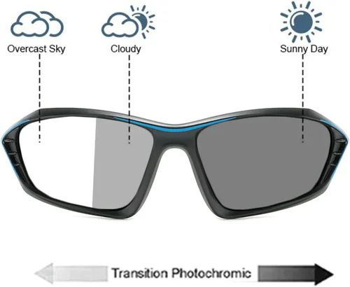 Miniatura 2 de Gafas de lectura bifocales fotocrómicas de transición para hombres y mujeres Presbicia cuadrada Lectores Deportivos Gafas de sol