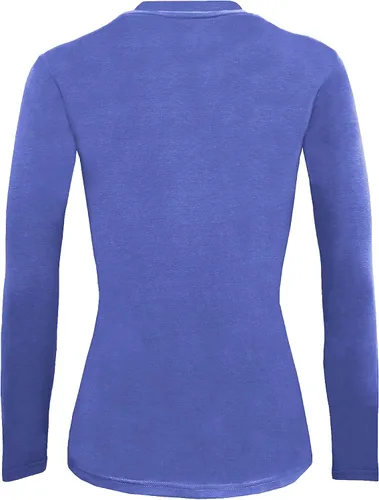 Miniatura 16 de Natural Uniforms Camiseta Under Scrub para mujer, cuello redondo, manga larga, paquete de 3, paquete múltiple de 3