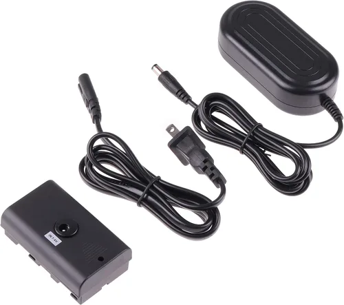 Miniatura 3 de Foto4easy - Adaptador de corriente alterna con batería ficticia NP-F, upler de CC para Sony NP-F970 NP-F960 NP-F770 NP-F750 NP-F550 para alimentar