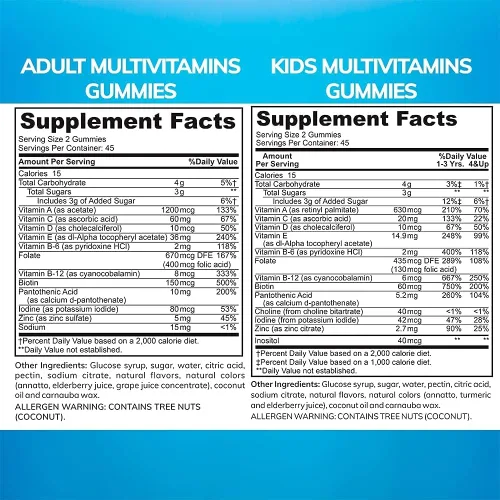 Miniatura 2 de Zaytun Vitamins Gomitas multivitamínicas Halal para niños y adultos, apoyo nutricional diario completo para la familia, vegetariano, apoya