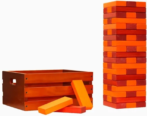 Miniatura 57 de Tailgating Pros Maderas gigantes de primera calidad con caja manchada: ¡elige los colores de tu equipo! Juego gigante para patio al aire libre