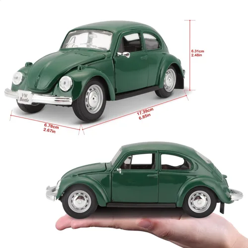 Miniatura 8 de Maisto 1:24 SE Volkswagen Escarabajo - Verde