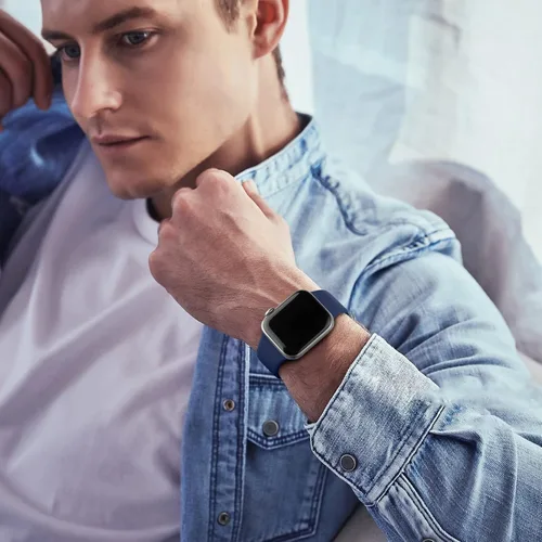 Miniatura 9 de DaQin - Paquete de 8 correas deportivas compatibles con Apple Watch de 38, 40, 41, 42, 44, 45, 46 y 49 mm, correa impermeable de silicona suave