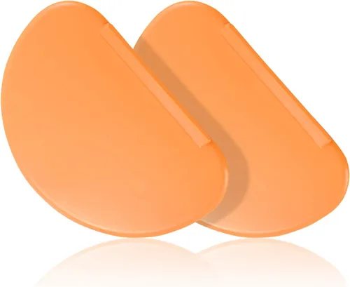 Patelai 2 piezas de raspador de tazón, raspador de banco de masa, espátula flexible para hornear, juego de cocina versátil, multiusos, curva,