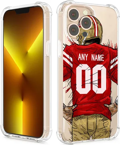 Miniatura 36 de Funda protectora personalizada con nombre y números para iPhone 15, 14, 13, 12, 11 Xs Max XR 8 7 6 Plus 11 Pro Mini, delgada, a prueba de golpes