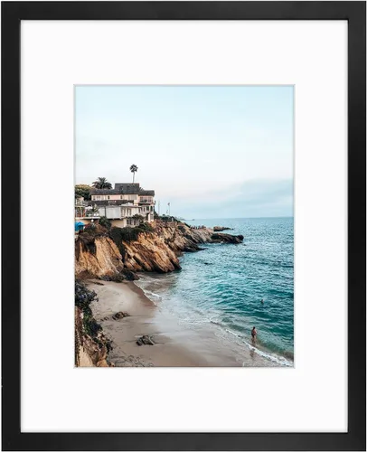 Miniatura 31 de Frametory, Marcos de 8 x 10 para mostrar imágenes de 5 x 7 con paspartú o fotos de 8 x 10 sin paspartú, vidrio resistente a roturas, accesorios