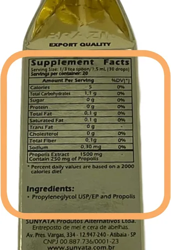 Miniatura 7 de Sunyata Extracto líquido de propóleo de abeja verde brasileña, sin alcohol, apoyo inmunológico natural y antioxidante, concentrado, 1.0 fl oz