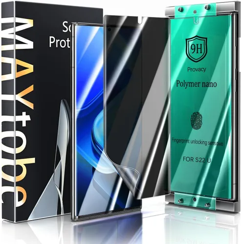 Miniatura 9 de MAYtobe Paquete de 2 protectores de pantalla diseñados para Samsung Galaxy A53 5G, vidrio templado, antiarañazos, sin burbujas, fácil de instalar
