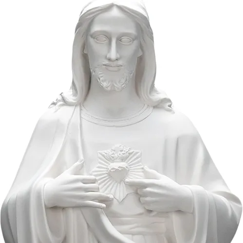 Miniatura 5 de Estatuas blancas del Sagrado Corazón de Jesús Made in Italy/Imagenes Blancas Sagrado Corazon de Jesus Hecha e Italia 31