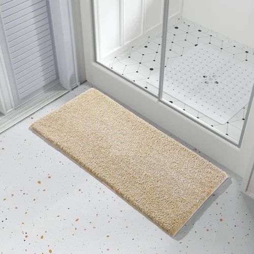 Miniatura 51 de Yimobra Alfombra de baño acolchada antifatiga, antideslizante, lavable, de microfibra suave y densa para lavabo, ducha, pies cansados, cómodo
