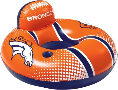 Miniatura 9 de BigMouth 42” Inflatable Pool Floats Officially Licensed NFL Fan Gear Merchandise Back Support Inner Tube for Adults and Teens