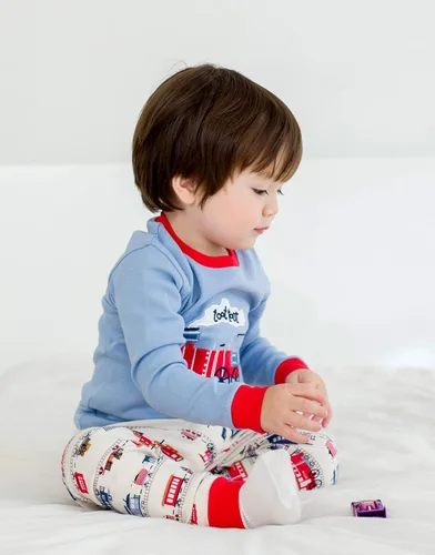Miniatura 4 de VAENAIT BABY Toddler Kids Boys Girls 100 Cotton Jaws Truck Dino Snug fit Sleepwear Pajama Pjs Set