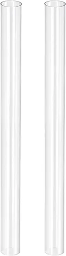 Miniatura 7 de Tubo de PVC transparente Tubo rígido de plástico Tubería redonda, [para iluminación, acuario, pecera] - 0.354 in de diámetro interior x 0.394 in