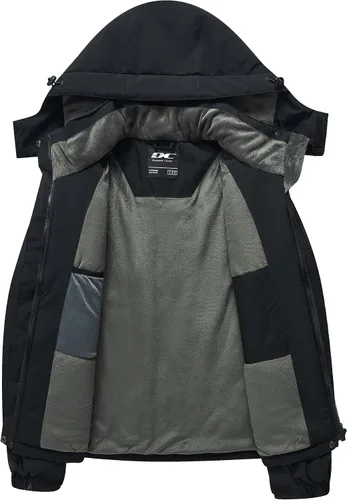 Miniatura 3 de Diamond Candy Chaquetas de esquí impermeables para mujer, chaqueta de nieve cálida para invierno, rompevientos de montaña, con capucha