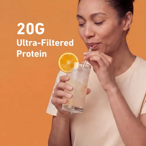 Miniatura 4 de Isopure - polvo de proteína de suero de leche con sabor a fruta ligera refrescante