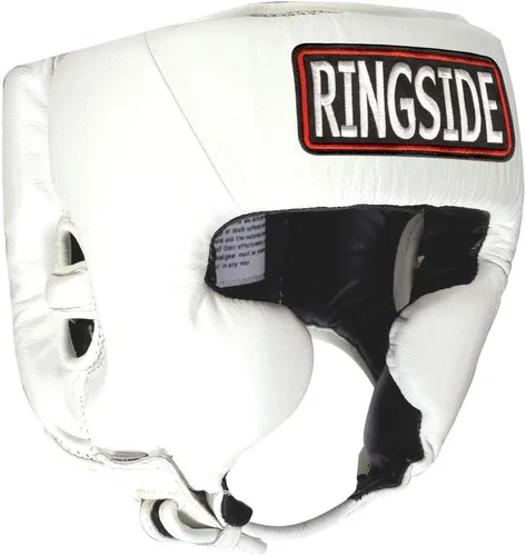 Miniatura 9 de Ringside, Muay Thai, MMA, casco con protección para enfrentamiento de boxeo con laterales Blanco