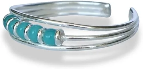 Miniatura 5 de Sterling Silver Toe Ring, Handmade Adjustable Open Band, Minimalist Dainty Summer Beach Foot Jewelry for Women, Can Be Worn as Knuckle or Pinky Ring