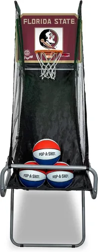 Miniatura 18 de Pop-A-Shot - Tailgate Game with NCAA Graphics l Arcade Basketball Inside, Out, and On The Go Infrared Sensor Scoring 3 Balls Foldable