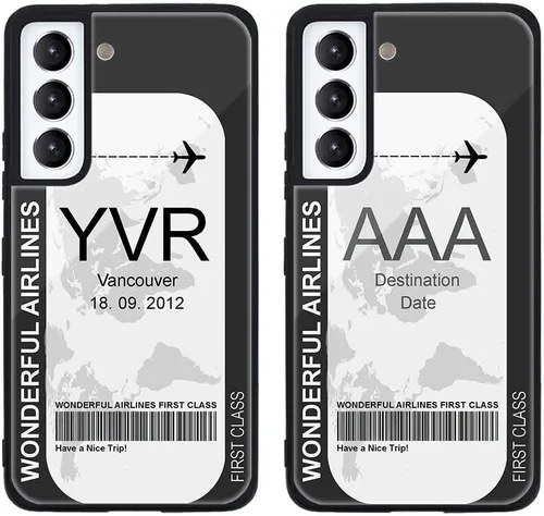 Miniatura 78 de Funda de teléfono personalizada para Samsung Galaxy S22+ / S22 Plus 5G, funda de TPU suave de vidrio templado antiarañazos personalizada con foto