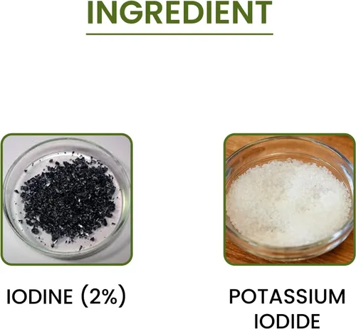 Miniatura 3 de Green Organic Supplements Solución de yodo de Lugol 2%, 2oz (paquete de 1)