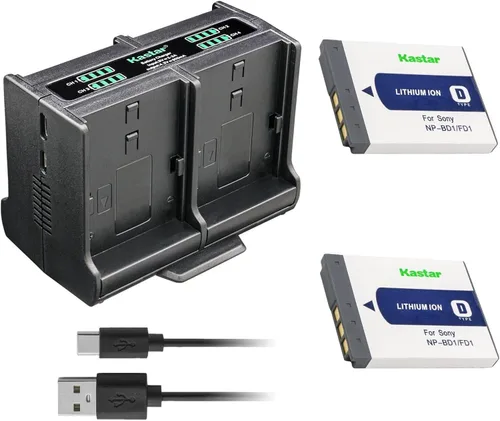 Miniatura 6 de Kastar Cargador de batería cuádruple compatible con cámaras Sony Cyber-Shot DSC-TX1, Cyber-Shot DSC-G3, Cyber-Shot DSC-T2, Cyber-Shot DSC-T70