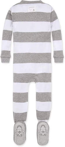 Miniatura 2 de Burt's Bees Baby Baby Boys' Pajamas, Zip-Front Non-Slip Unisex Footed Sleeper Pjs, Organic Cotton