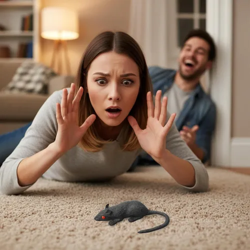 Miniatura 3 de Ratón de goma Rata de goma realista Ratón falso Ratas de broma Ratones de apoyo Regalos de mordaza de ratones Accesorios de animales