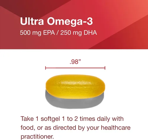 Miniatura 7 de PROTOCOL FOR LIFE BALANCE Ultra Omega-3-500mg EPA y 250mg DHA - Aceite de pescado para apoyar el cerebro salud del corazón y el sistema nervioso