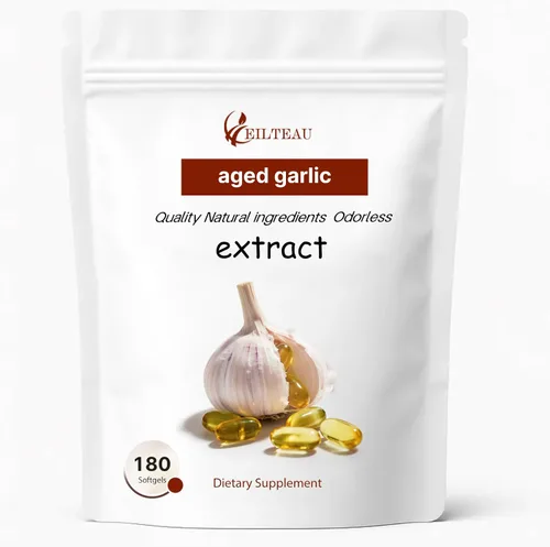Extracto de ajo envejecido – 7500 mg inodoro – 180 cápsulas blandas | Sin OMG, sin gluten | Apoya la salud inmunológica (1)